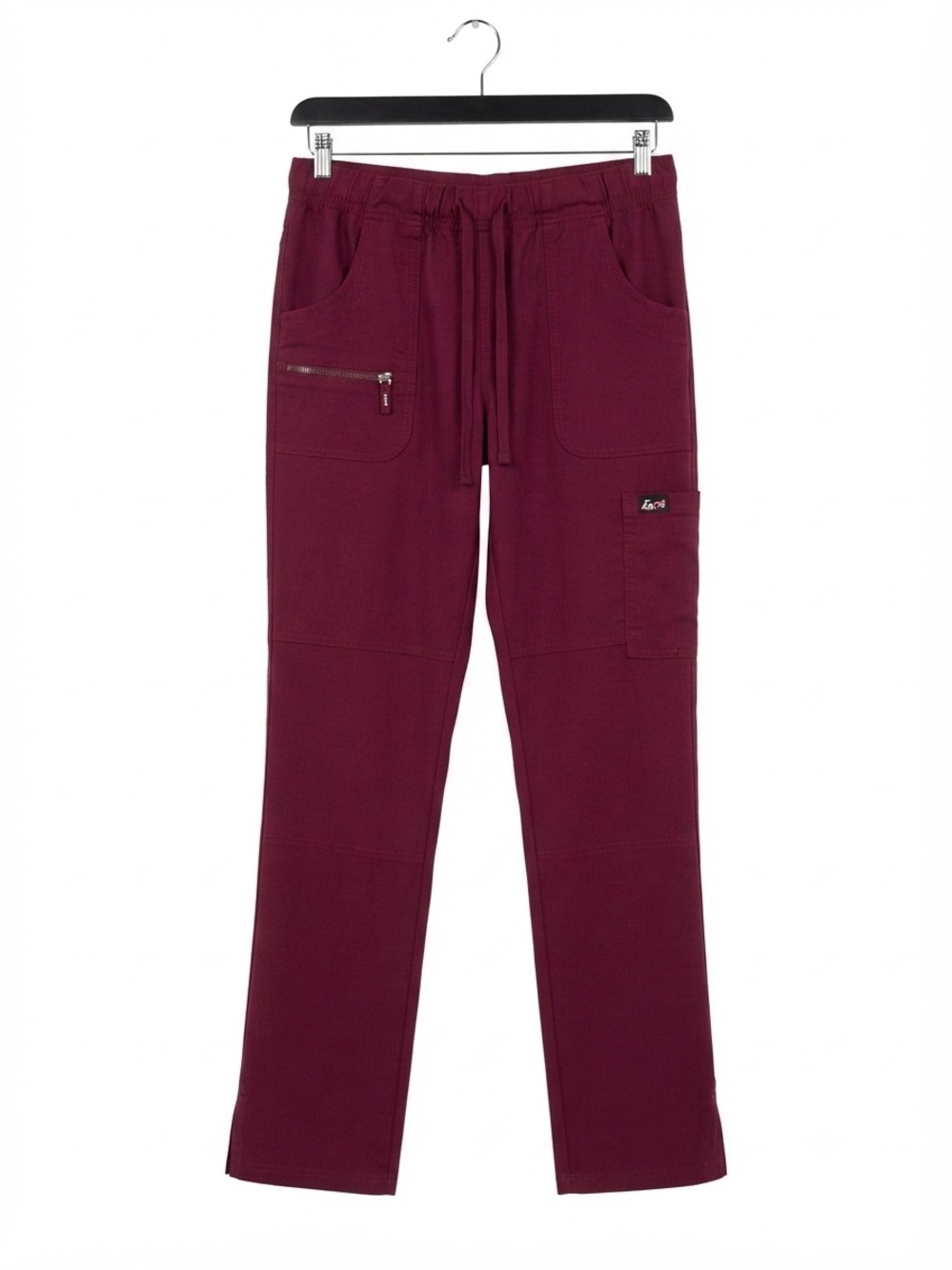 Koi LITE 721-T Dobby Women's Medium Tall Burgundy Scrub Pants